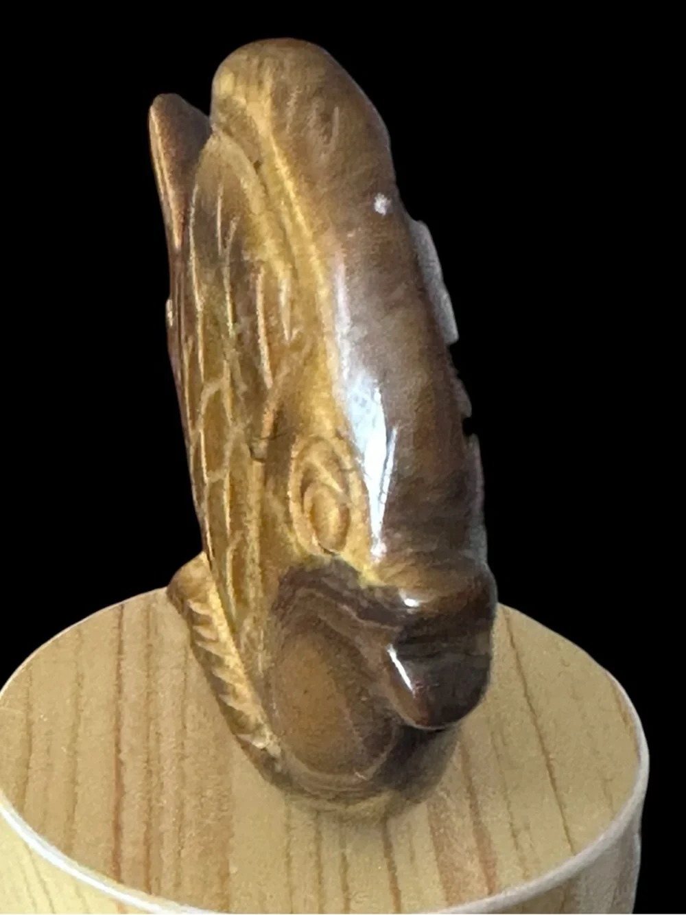 Tiger’s Eye Crystal Fish
